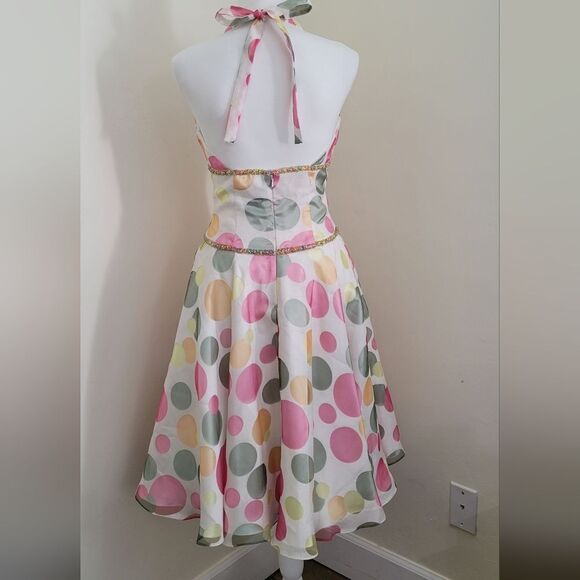 Terani Couture halter dress Size 4 - Picture 2 of 11